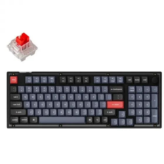 Клавиатура Keychron V5C1, K Pro Red, Wired, USB თბილისი