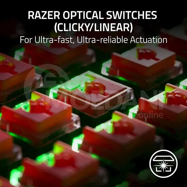 კლავიატურა Razer Rz03-04500100-R3M1 DeathStalker V2, სადენიანი, USB-C თბილისი - photo 3