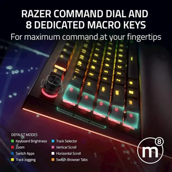 Клавиатура Razer Rz03-04680100-R3M1 BlackWidow V4 Pro, Wired, RGB, USB-C Тбилиси