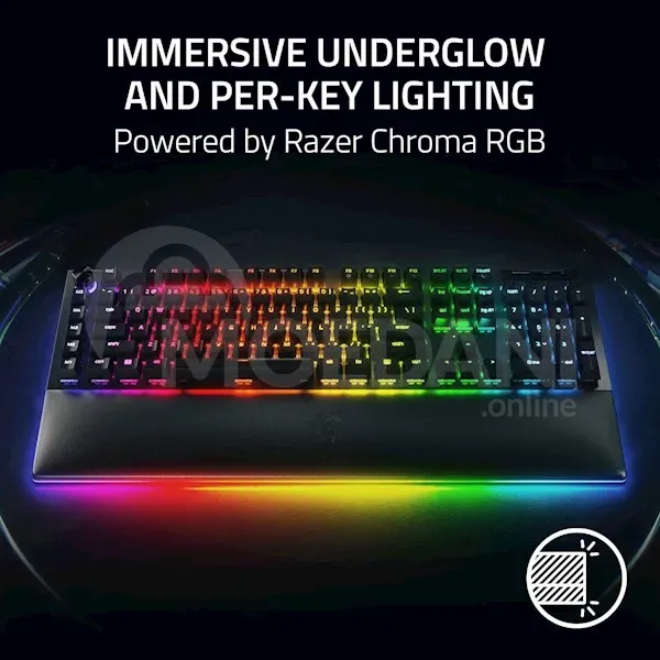 კლავიატურა Razer Rz03-04680100-R3M1 BlackWidow V4 Pro, სადენიანი, RGB, USB-C თბილისი - photo 7