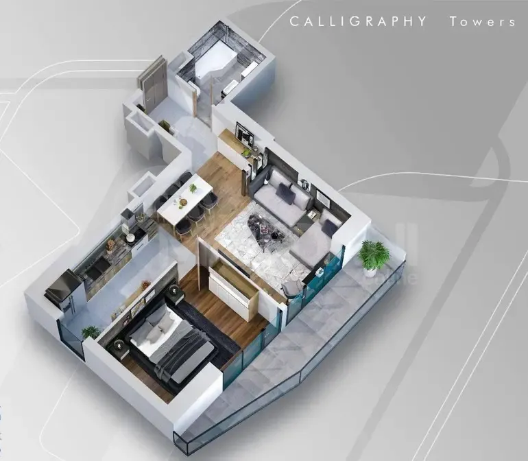 იყიდება 3 ოთახიანი ბინას 56მ² 18/40 სართ ბათუმი - photo 5