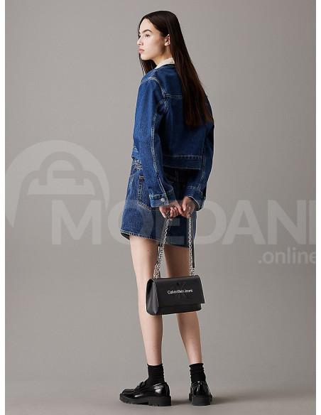 CALVIN KLEIN - SCULPTED EW FLAP W/CHAIN25 MONO თბილისი - photo 2