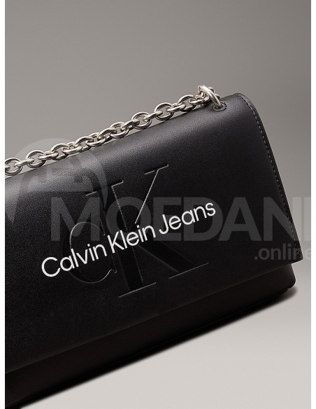 CALVIN KLEIN - SCULPTED EW FLAP W/CHAIN25 MONO თბილისი - photo 4