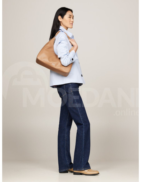 Tommy Hilfiger - TH МЯГКАЯ КОЖАНАЯ СУМКА HOBO Тбилиси - изображение 5
