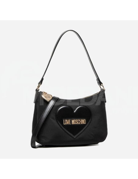 LOVE MOSCHINO - BORSA NYLON+PU NERO თბილისი - photo 3