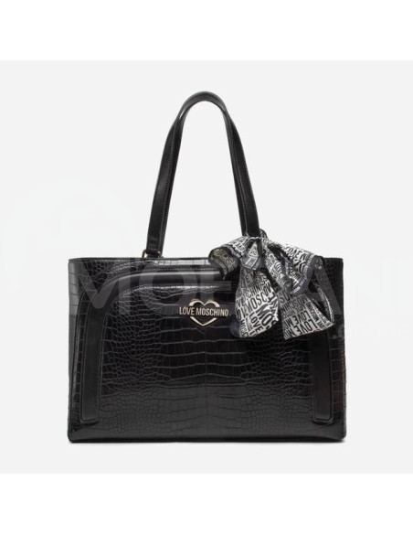 LOVE MOSCHINO - BORSA PU ST.CROCO+PU NERO Tbilisi - photo 1