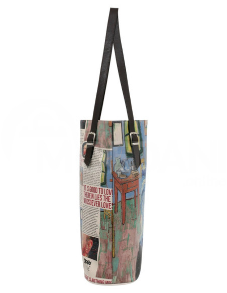 Dogo - Women Vegan Leather Blue Shoulder Bag - Vincent van Gogh Lost Mind Muse Design თბილისი - photo 2