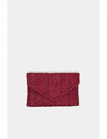 ESPRIT - Raffia Woven Envelope Clutch თბილისი