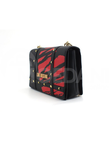 LOVE MOSCHINO - BORSA PU NERO STAMPA ROSSA Tbilisi - photo 2