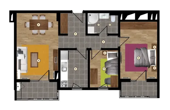 Продам 4-комн. квартиру 80м² 9/15 эт. Тбилиси