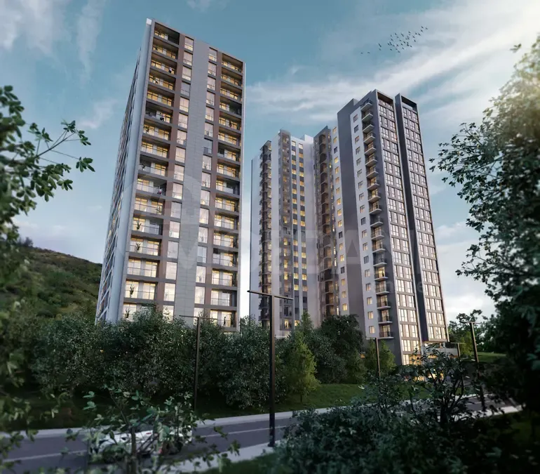 Apartments For Sale two-room 64.7м² 6/19 floor Tbilisi - photo 1