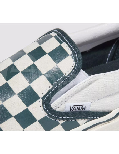 VANS - Classic Slip-On CHECKERBOARD GREEN/TRUE WHITE თბილისი - photo 2