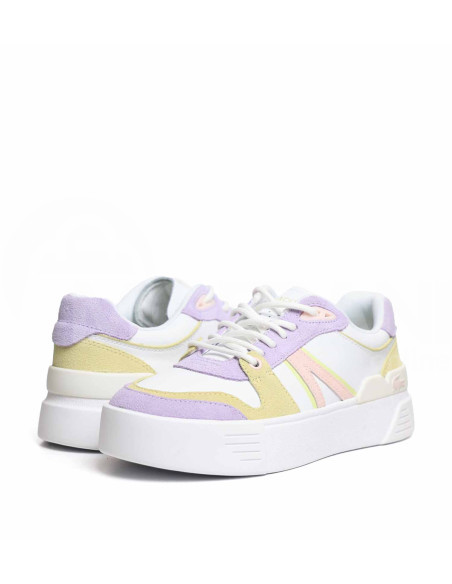 Lacoste - L002 Evo Contrasted Accent Leather Sneakers თბილისი - photo 2