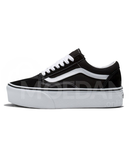 VANS - UA Old Skool Stackform SUEDE/CANVAS BLACK/TRUE WHITE თბილისი - photo 4