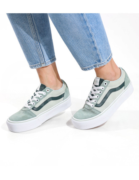 VANS - WM Ward Platform COLOR BLOCK LIGHT GREEN/MULTI Тбилиси - изображение 2