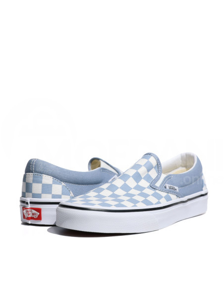 VANS - Classic Slip-On COLOR THEORY CHECKERBOARD DUSTY BLUE თბილისი - photo 1