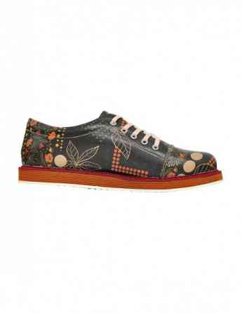 Dogo - Women Vegan Leather Black Sneakers - Dots&leaves Design Tbilisi