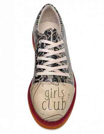 Dogo - Women Vegan Leather Black Sneakers - Girls Club Design Tbilisi