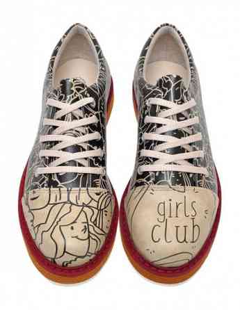 Dogo - Women Vegan Leather Black Sneakers - Girls Club Design Tbilisi