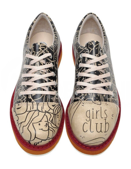 Dogo - Women Vegan Leather Black Sneakers - Girls Club Design Тбилиси - изображение 2