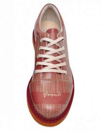Dogo - Women Vegan Leather Pink Sneakers - Namaste Design Tbilisi