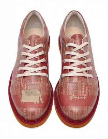 Dogo - Women Vegan Leather Pink Sneakers - Namaste Design Tbilisi