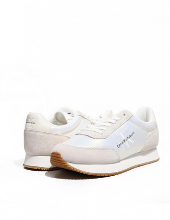 CALVIN KLEIN - RETRO RUNNER LOW LACEUP NY PEARL თბილისი - photo 2