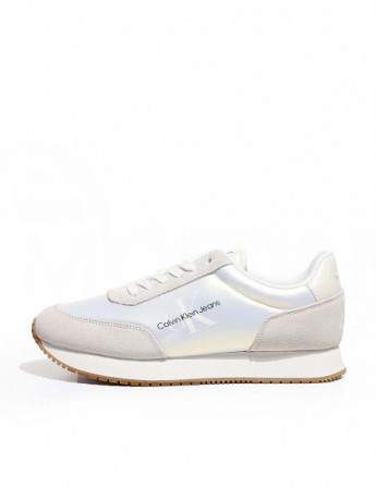 CALVIN KLEIN - RETRO RUNNER LOW LACEUP NY PEARL თბილისი - photo 3