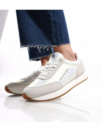 CALVIN KLEIN - RETRO RUNNER LOW LACEUP NY PEARL Тбилиси - изображение 1