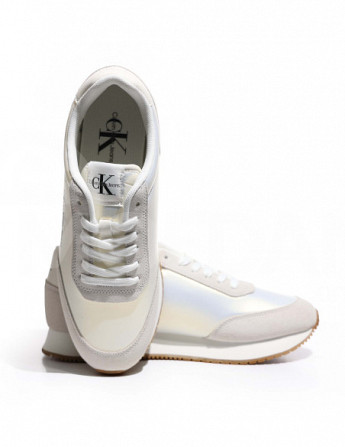 CALVIN KLEIN - RETRO RUNNER LOW LACEUP NY PEARL თბილისი - photo 5