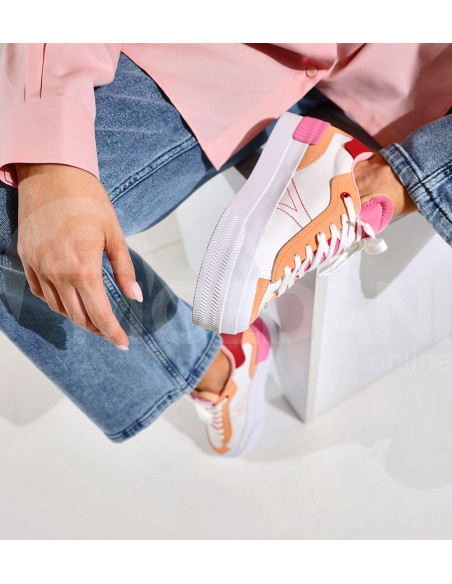 Lacoste - Women's L004 Platform Textile Color Block Sneakers Tbilisi - photo 1