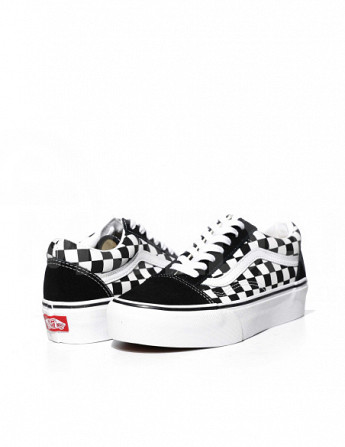 VANS - CHECKERBOARD OLD SKOOL PLATFORM SHOES Тбилиси - изображение 1