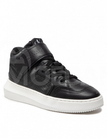 CALVIN KLEIN - CHUNKY CUPSOLE LACEUP MID LTH WN Tbilisi - photo 1