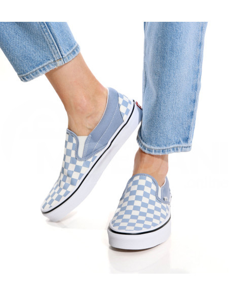 VANS - Classic Slip-On COLOR THEORY CHECKERBOARD DUSTY BLUE თბილისი - photo 2