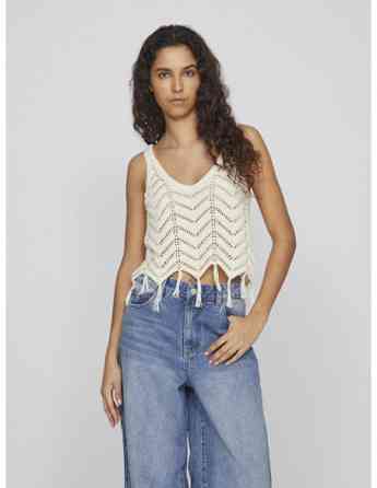 VILA - VIARTLETH FRINGES S/L KNIT TOP თბილისი
