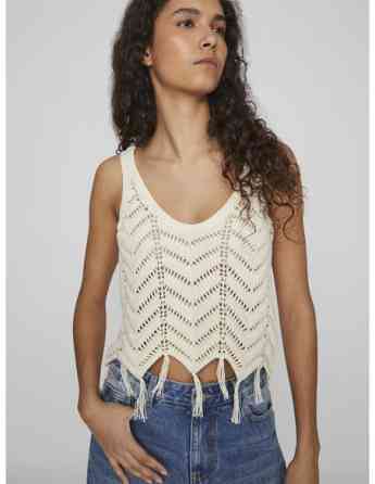 VILA - VIARTLETH FRINGES S/L KNIT TOP თბილისი