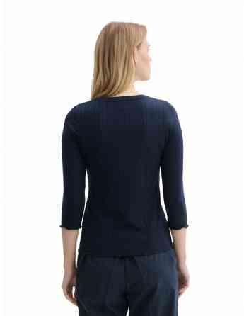 Tom Tailor - T-Shirt Rib Henley თბილისი