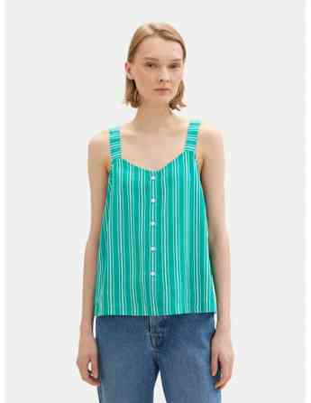 Tom Tailor - Linen Mix Top With Buttons თბილისი