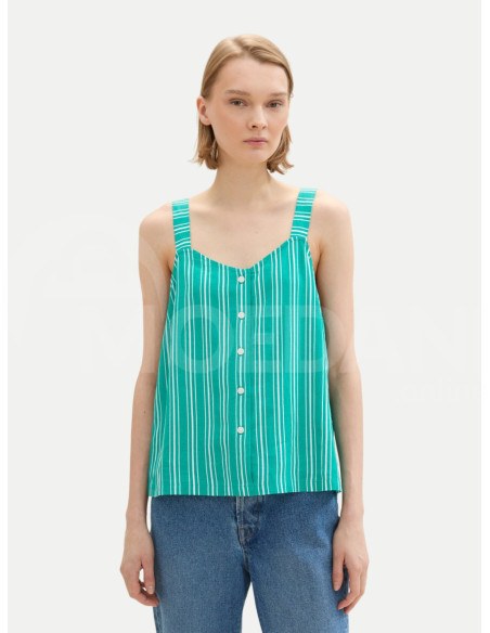 Tom Tailor - Linen Mix Top With Buttons თბილისი - photo 4