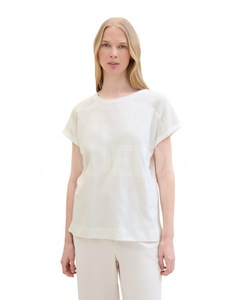 Tom Tailor - T-Shirt Fabric Mix Structured Тбилиси - изображение 5