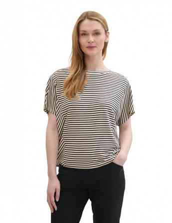Tom Tailor - T-Shirt Bias Stripe Batwing Tbilisi