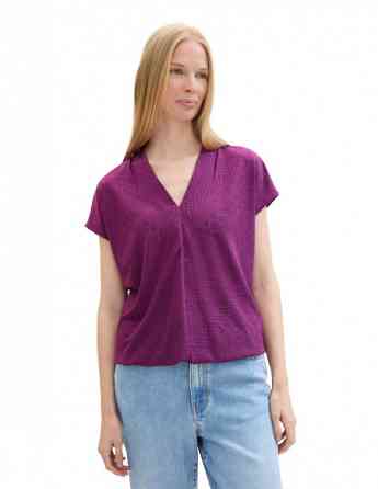 Tom Tailor - T-Shirt Ajour V-Neck Tbilisi