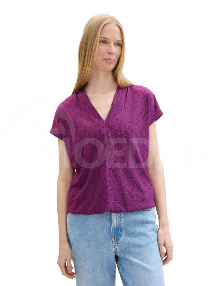 Tom Tailor - T-Shirt Ajour V-Neck Tbilisi - photo 5