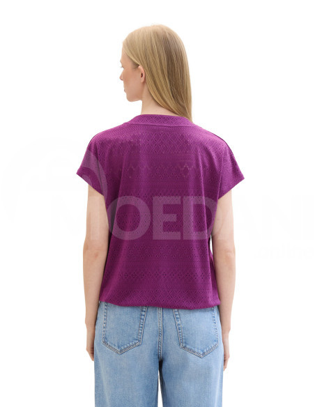 Tom Tailor - T-Shirt Ajour V-Neck Tbilisi - photo 2