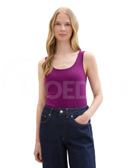 Tom Tailor - T-Shirt Top Wide Crew Neck Тбилиси - изображение 1