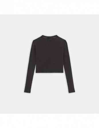 Dickies - PLENTYWOOD TEE LS W DOUBLE DYE/ACID WASH BLACK Tbilisi