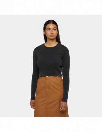 Dickies - PLENTYWOOD TEE LS W DOUBLE DYE/ACID WASH BLACK Tbilisi