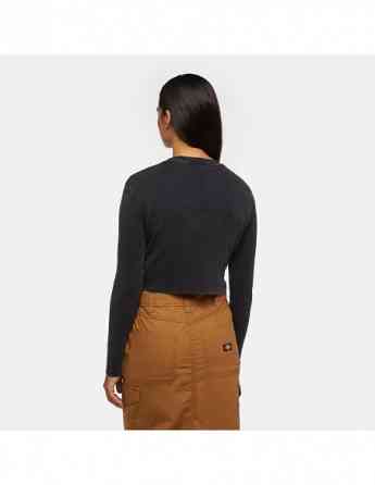 Dickies - PLENTYWOOD TEE LS W DOUBLE DYE/ACID WASH BLACK Tbilisi