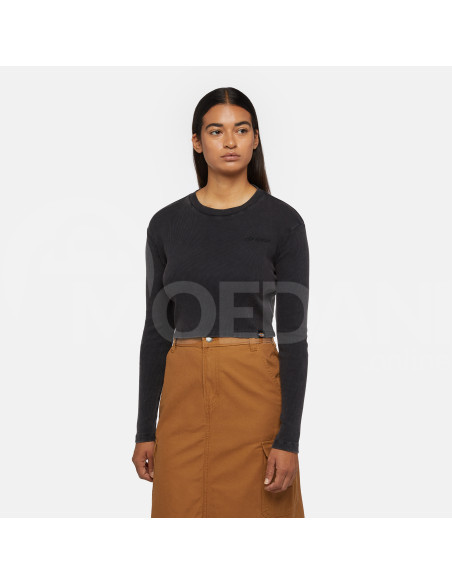 Dickies - PLENTYWOOD TEE LS W DBLE DYE/ACID WASH BLACK თბილისი - photo 1