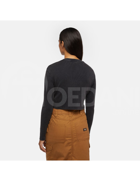 Dickies - PLENTYWOOD TEE LS W DBLE DYE/ACID WASH BLACK თბილისი - photo 2